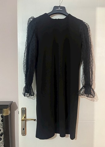 40 Beden siyah Renk Uzun Siyah Gotik Kadın Elbise