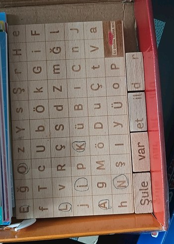 ADEDA İlk Okuma Yazma Seti Ahşap Materyalli - Görsel 3