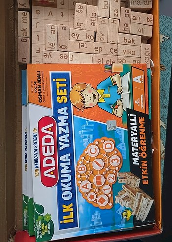 ADEDA İlk Okuma Yazma Seti Ahşap Materyalli - Görsel 2