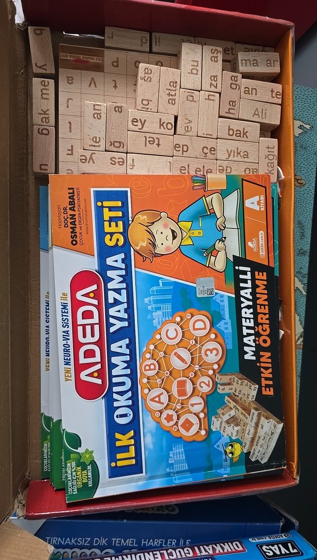 ADEDA İlk Okuma Yazma Seti Ahşap Materyalli - Görsel 2