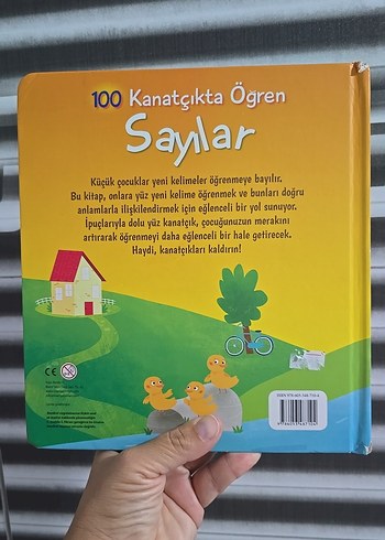 100 Kanatçıkta Öğren Sayılar Çocuk Kitabı
