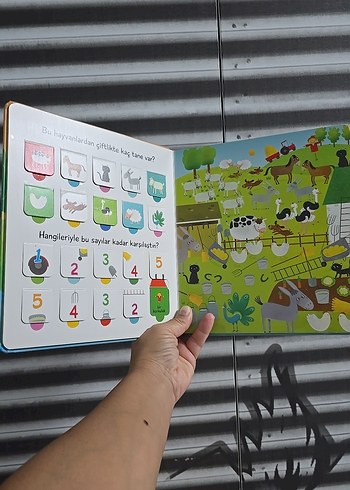 Beden 100 Kanatçıkta Öğren Sayılar Çocuk Kitabı