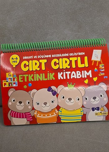 Cırt Cırtlı Etkinlik Kitabım - Renkli Eğitim Oyuncağı