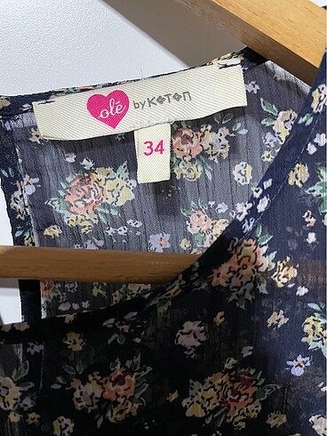 xs Beden 34 beden cicekli elbise