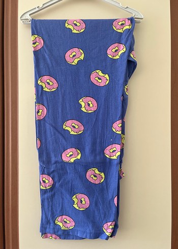 Renkli Desenli Uzun Kollu pijama takımı - Görsel 2