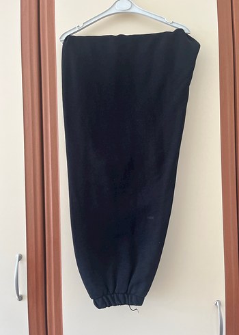 Siyah Rahat Kesim Kadın Eşofman Altı - Görsel 2