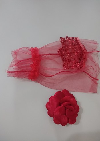 Aynalı kadife kına sepeti takımı - Görsel 6