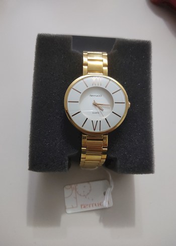 Altın Renk Modern Klasik Kadın Kol Saati - Görsel 2