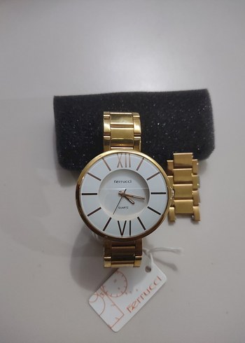 Altın Renk Modern Klasik Kadın Kol Saati - Görsel 4