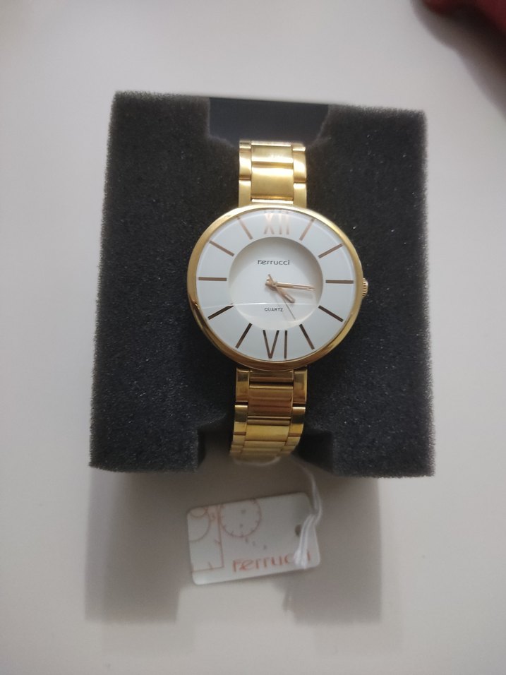 Altın Renk Modern Klasik Kadın Kol Saati - Görsel 2