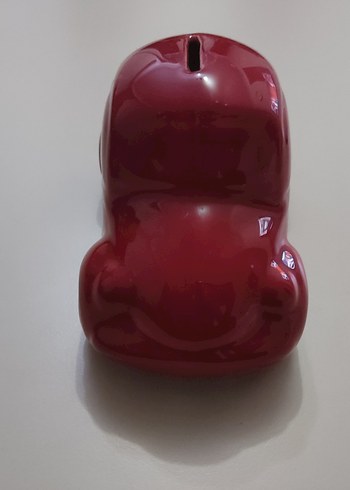 Kırmızı Renkli Oyuncak Araba Kumbara - Görsel 2