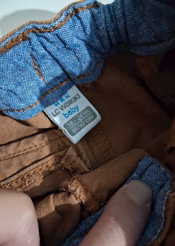 Erkek Çocuk Kahverengi Süet Pantolon - Görsel 3