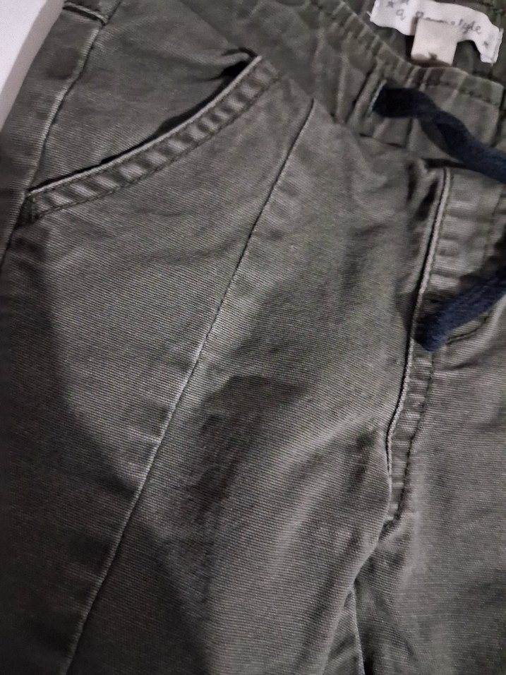 Erkek Çocuk Gri Bol Kesim Kot Pantolon - Görsel 3