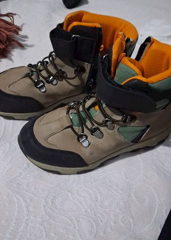 Kahverengi Gri Yılan Desenli Erkek Çocuk Bot - Görsel 3