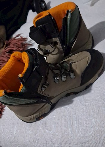 Kahverengi Gri Yılan Desenli Erkek Çocuk Bot - Görsel 4