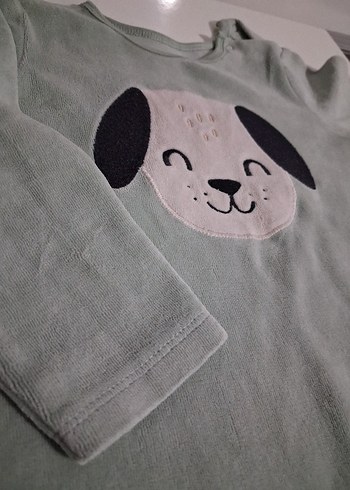 yeşilUzun Kollu Bebek Tulum - Görsel 3