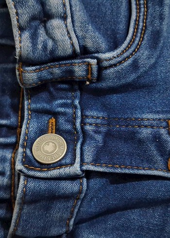 Erkek Çocuk Koyu Mavi Denim Pantolon - Görsel 2