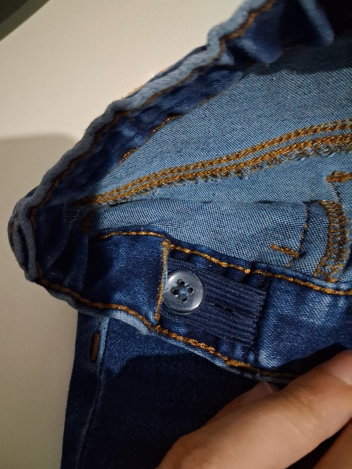 Erkek Çocuk Koyu Mavi Denim Pantolon - Görsel 4