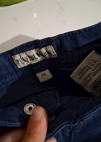 Erkek Çocuk Koyu Mavi Denim Pantolon - Görsel 3