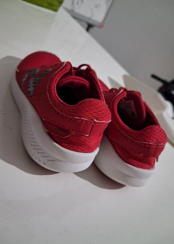 Kırmızı Erkek Çocuk Spor Ayakkabı Velcro - Görsel 3