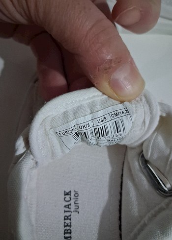 Beyaz Erkek Çocuk Cırt Cırtlı Spor Ayakkabı - Görsel 4