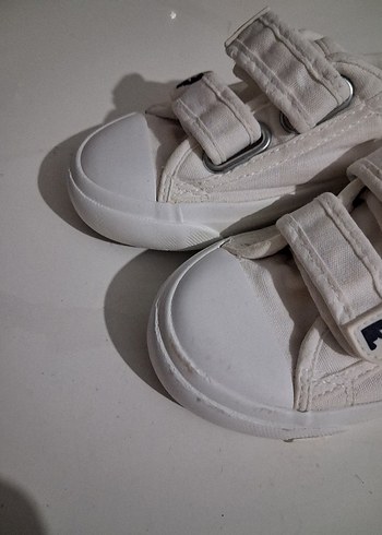 Beyaz Erkek Çocuk Cırt Cırtlı Spor Ayakkabı - Görsel 3