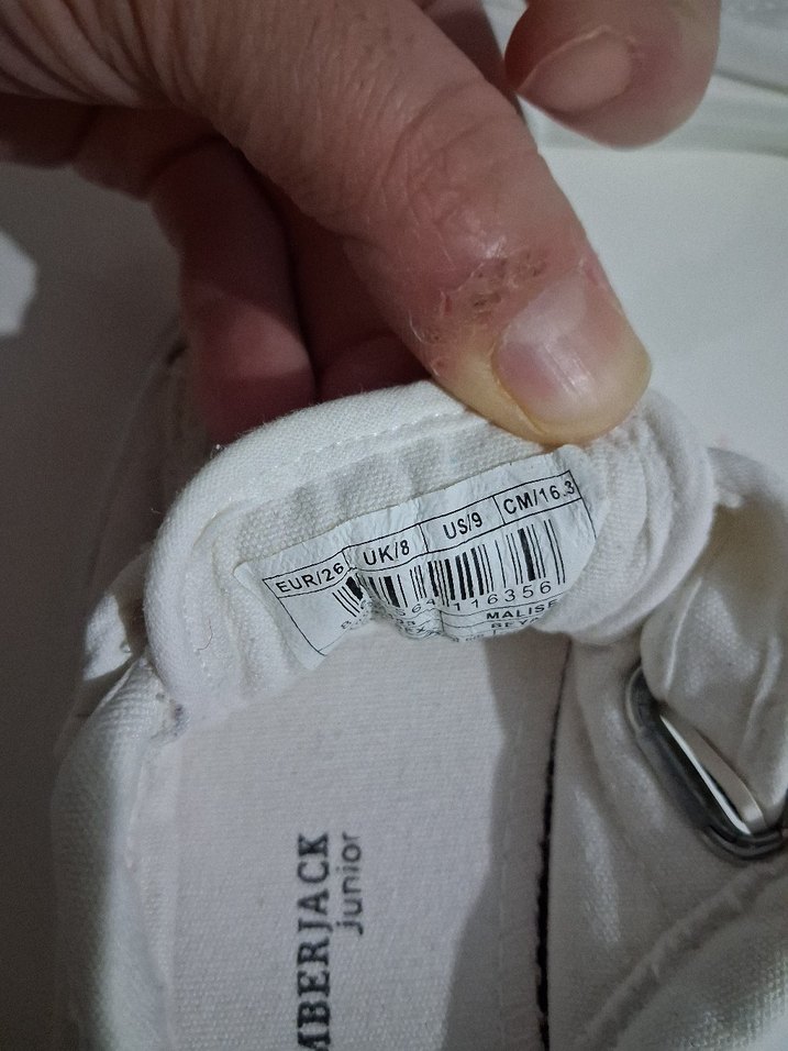 Beyaz Erkek Çocuk Cırt Cırtlı Spor Ayakkabı - Görsel 4