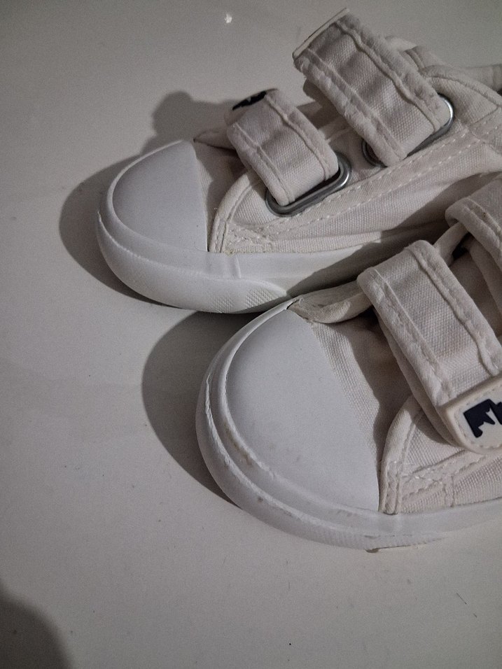 Beyaz Erkek Çocuk Cırt Cırtlı Spor Ayakkabı - Görsel 3