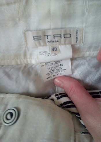 Düğmeli etro orgınal etek kısa - Görsel 2