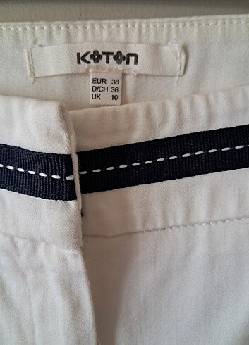 Koton Koton kırık beyaz pantolon