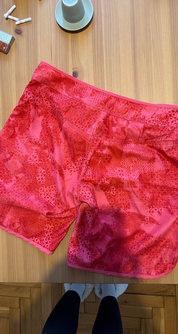 Pembe Bağcıklı Mini Şort - Görsel 4