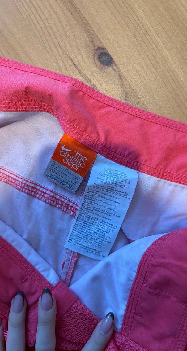 Pembe Bağcıklı Mini Şort - Görsel 5