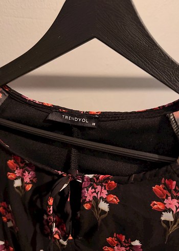 Çiçek Desenli Uzun Kollu Bohem Elbise - Görsel 3