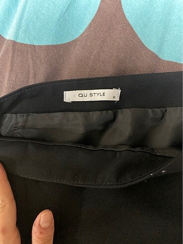 m Beden siyah Renk Yırtmaçlı siyah etek