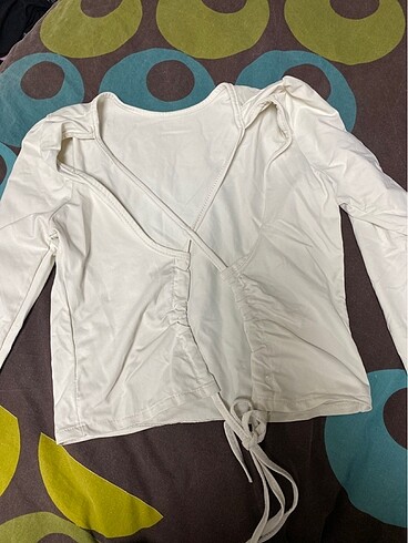 H&M Beyaz sırtı açık body