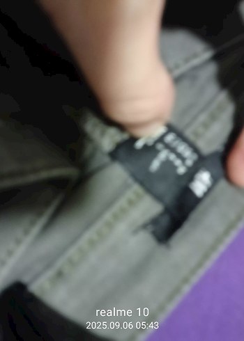 H&M Kadın Kemerli Midi Kumaş Pantolon