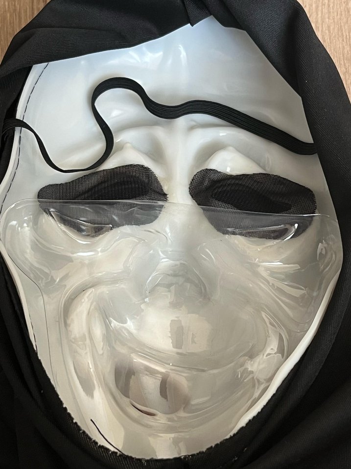 Uzun Kollu Ghost Face Maske - Görsel 5