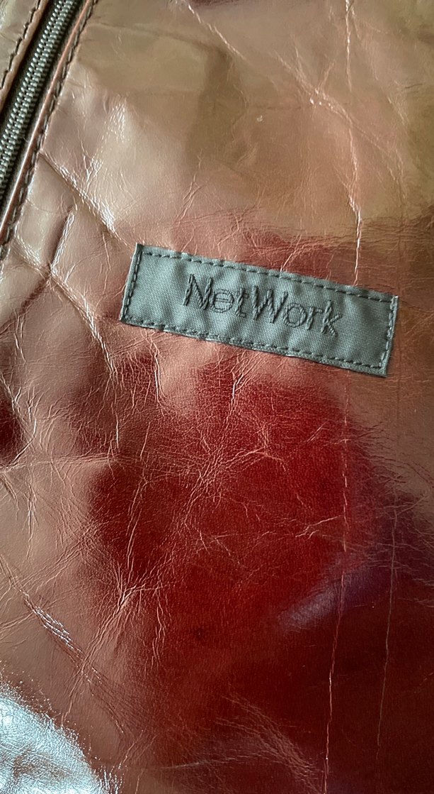 Düğmeli Kahverengi Deri Uzun Erkek Kaban - Görsel 5