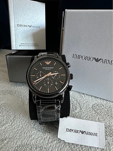 Emporio Armani ORJ EMPORİO ARMANİ SERAMİK ERKEK KOL SAATİ