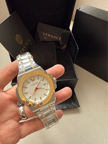 Beden gri Renk ORJİNAL VERSACE SWİSS MADE ERKEK KOL SAATİ