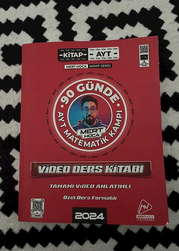 2024 Mert Hoca AYT Matematik Video Ders Kitabı