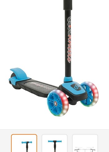 Cool Club Mavi Işıklı Çocuk Scooter'ı