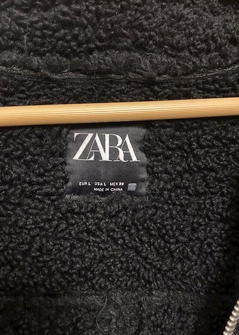 Zara Zara Siyah Deri Kürklü Kadın Ceket