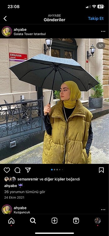 l Beden yeşil Renk H&M şişme yelek