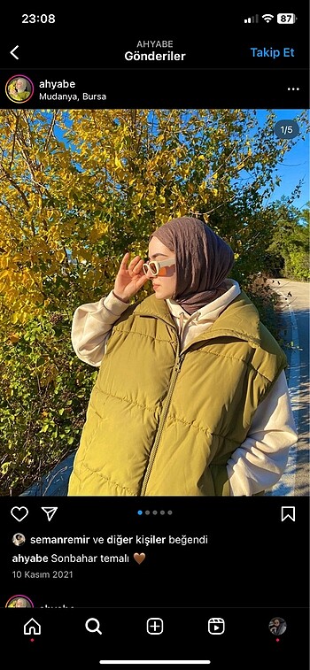 l Beden H&M şişme yelek