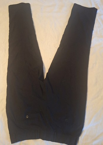 Siyah Keten Erkek Kumaş Pantolon Zara - Görsel 2