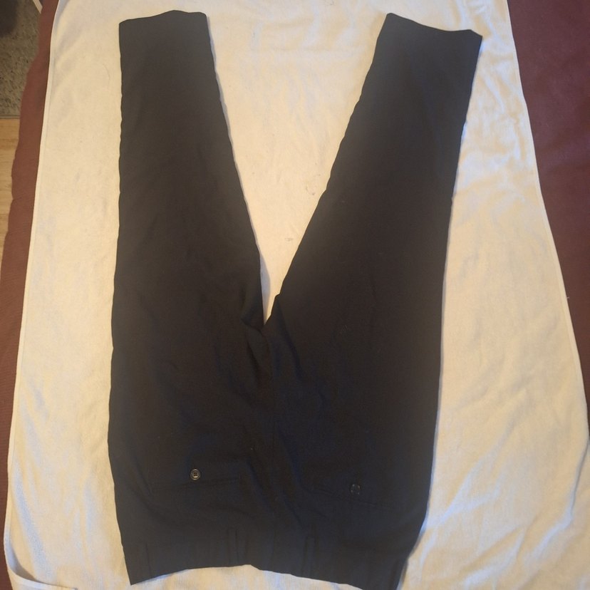 Siyah Keten Erkek Kumaş Pantolon Zara - Görsel 2