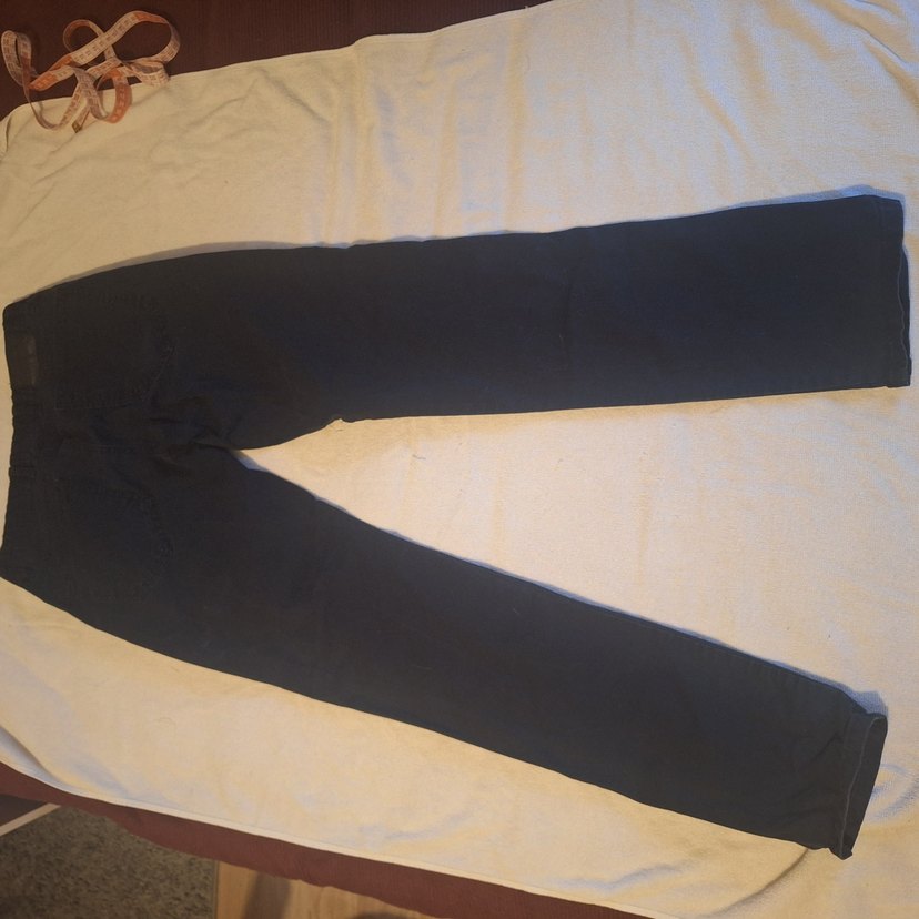 Koyu Lacivert Erkek Keten Pantolon - Görsel 3