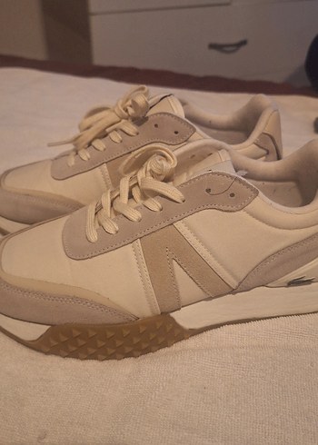 Bej Kadın Spor Ayakkabı Stiletto Topuklu - Görsel 4