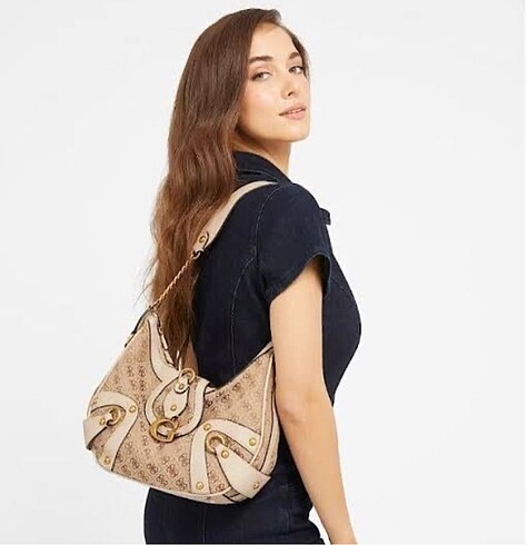 Guess Gloss Vintage Bag - Görsel 3